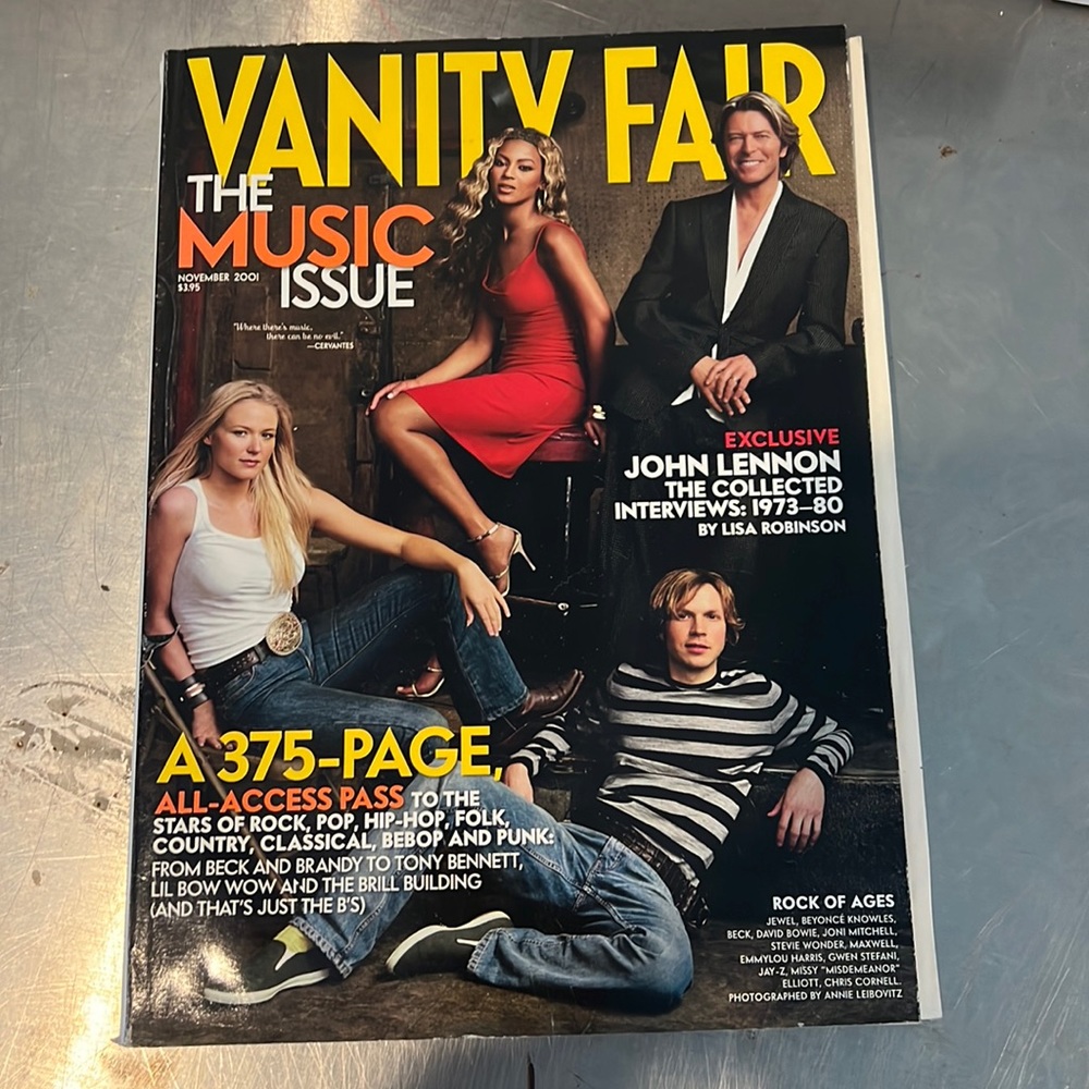 Vanity fair November 2001